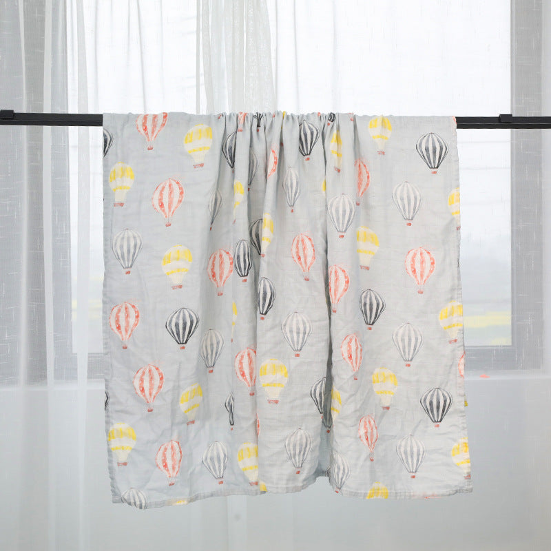 Baby Bamboo Cotton Gauze Bath Towel Baby's Blanket Cover Blanket