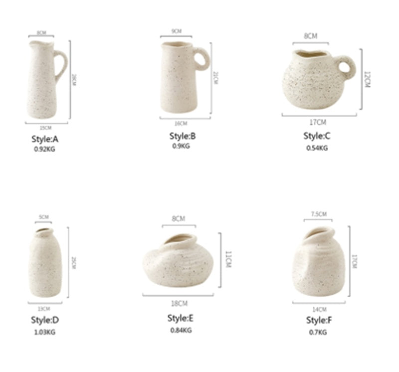 Simple Dried Flower Vase Living Room Soft Decoration Home Decoration Ornaments