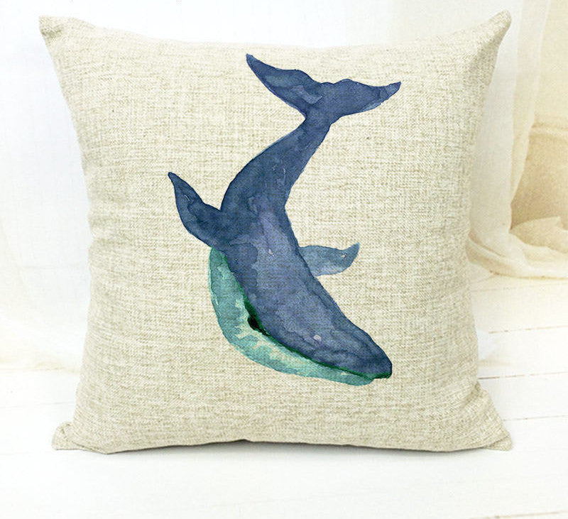 Marine Series Linen Pillowcase Pillowcase