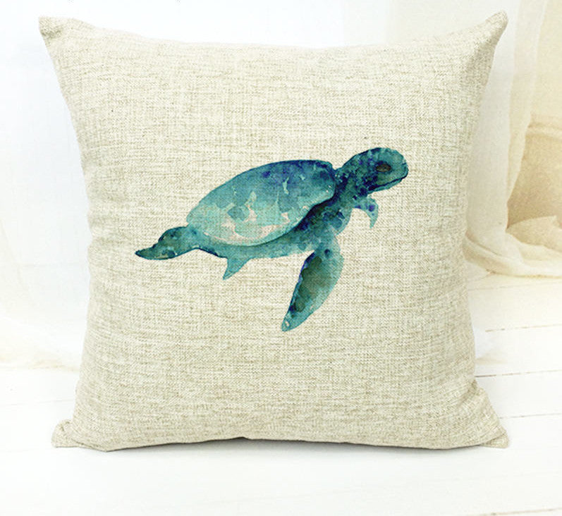 Marine Series Linen Pillowcase Pillowcase