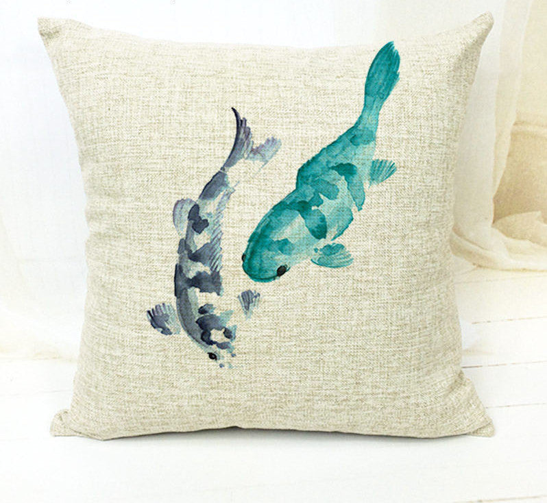 Marine Series Linen Pillowcase Pillowcase