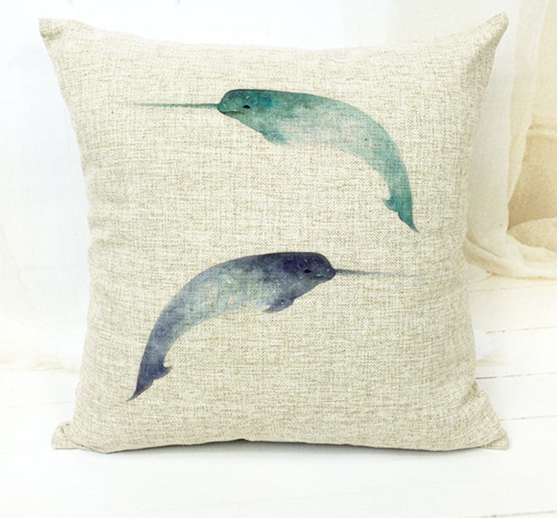 Marine Series Linen Pillowcase Pillowcase