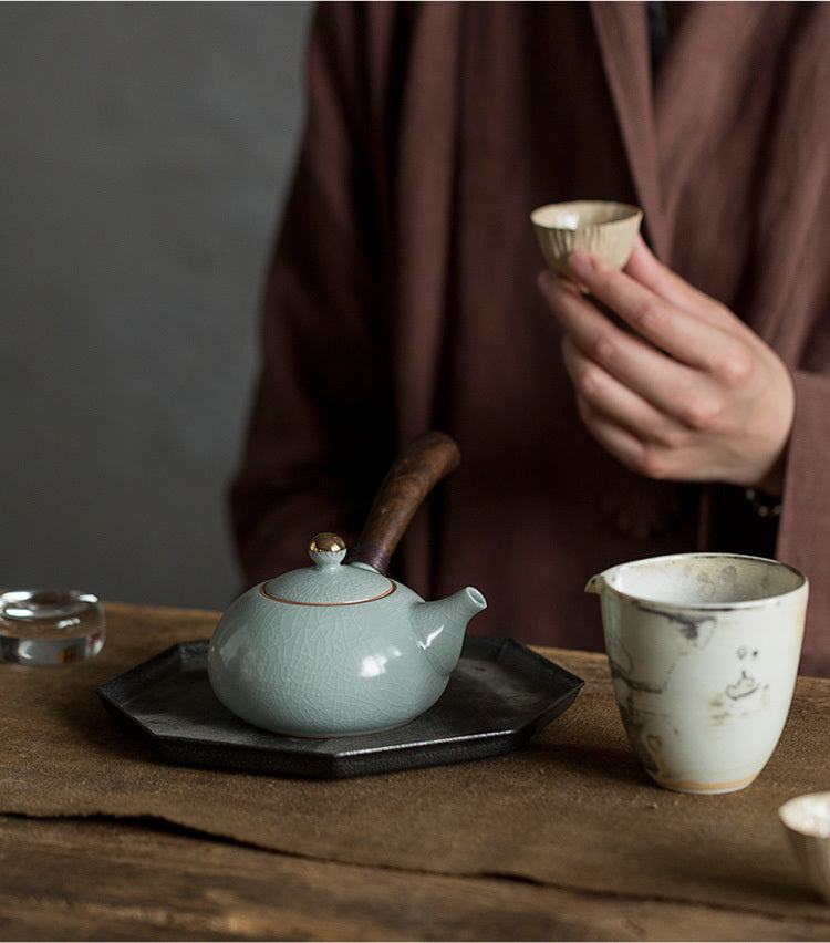Ceramic craft teapot