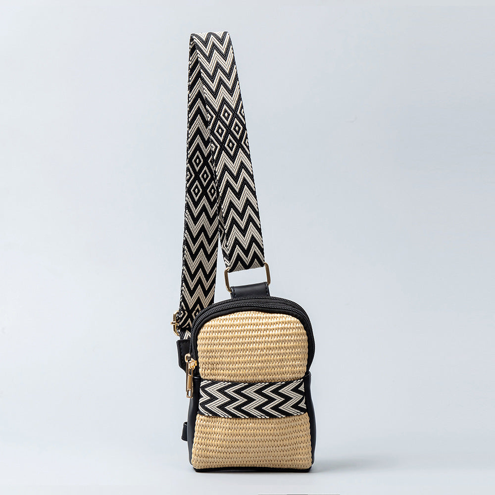 Hand-woven Crossbody Bag Straw Women