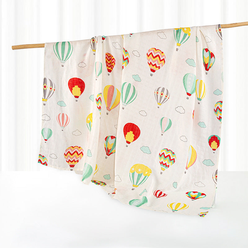 Baby Bamboo Cotton Gauze Bath Towel Baby's Blanket Cover Blanket