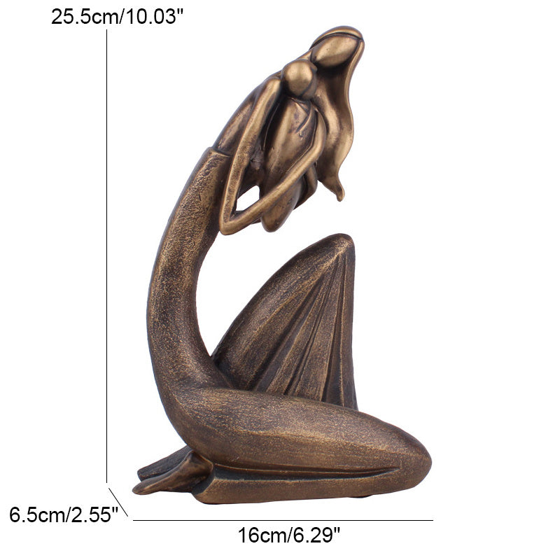 Resin Crafts Decoration Creative Living Room TV Cabinet Home Decoration Decoration