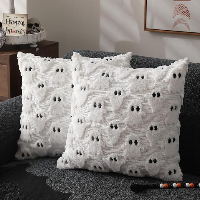 Pillow Cover Plush Living Room Sofa Cushion Cover