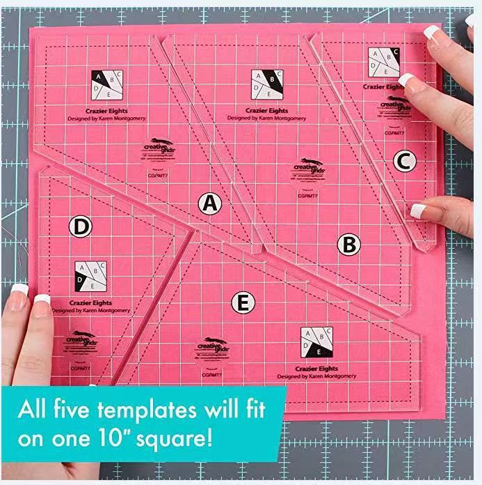 Acrylic Sewing Ruler Template Square  Sets