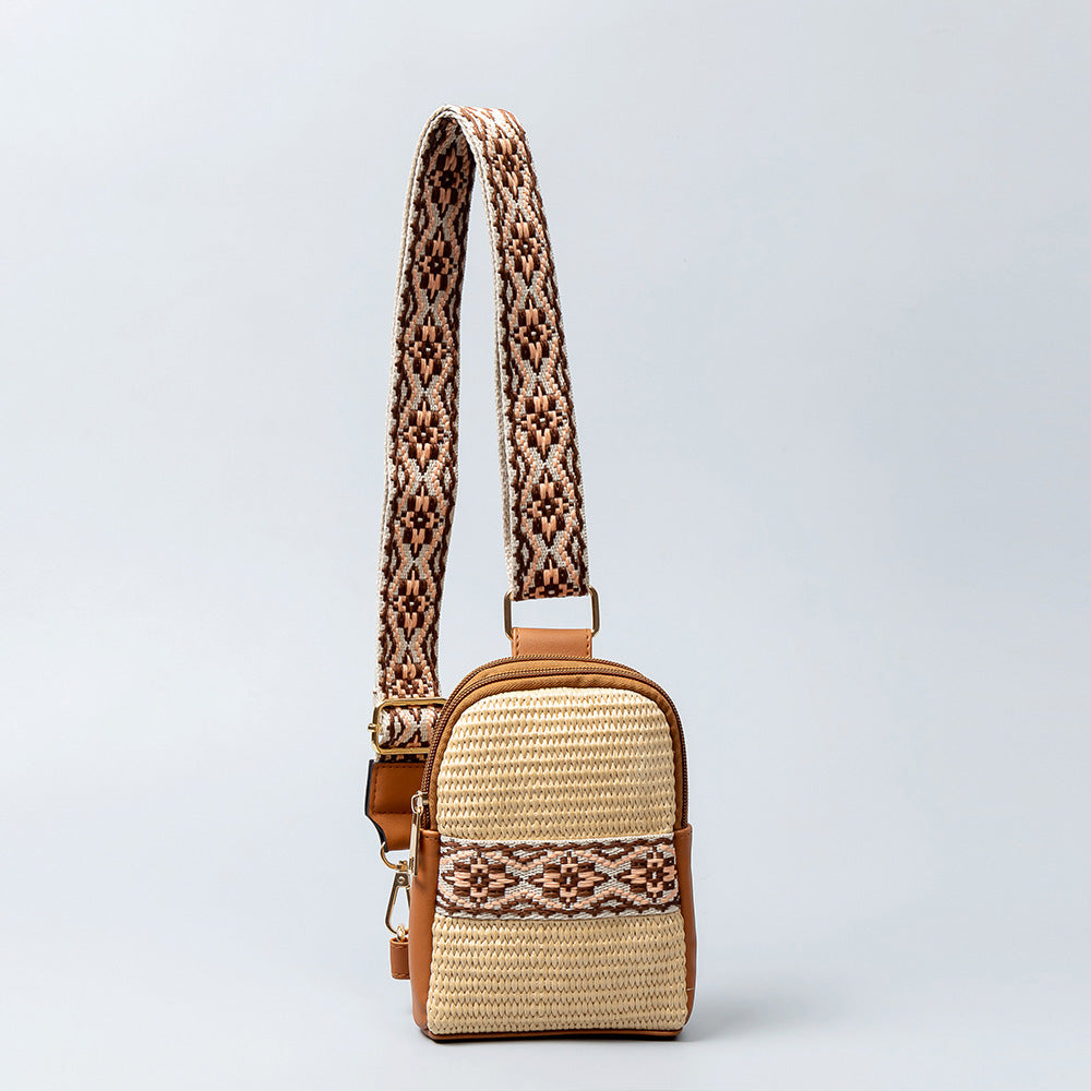 Hand-woven Crossbody Bag Straw Women