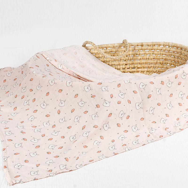 Baby Bamboo Cotton Gauze Bath Towel Baby's Blanket Cover Blanket