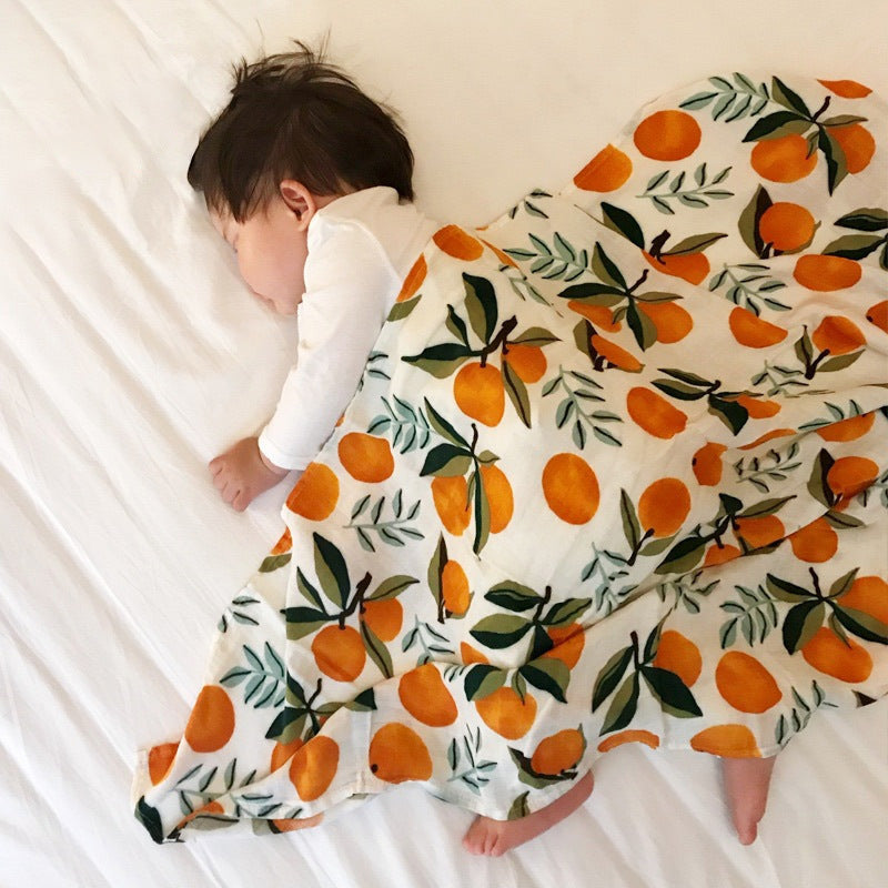 Baby Bamboo Cotton Gauze Bath Towel Baby's Blanket Cover Blanket