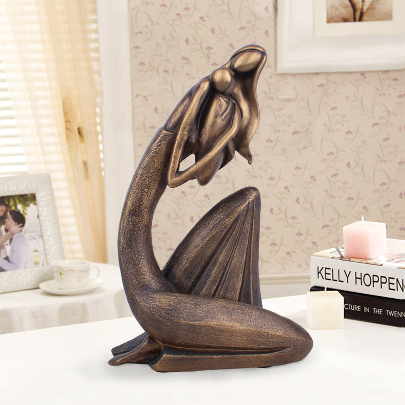 Resin Crafts Decoration Creative Living Room TV Cabinet Home Decoration Decoration