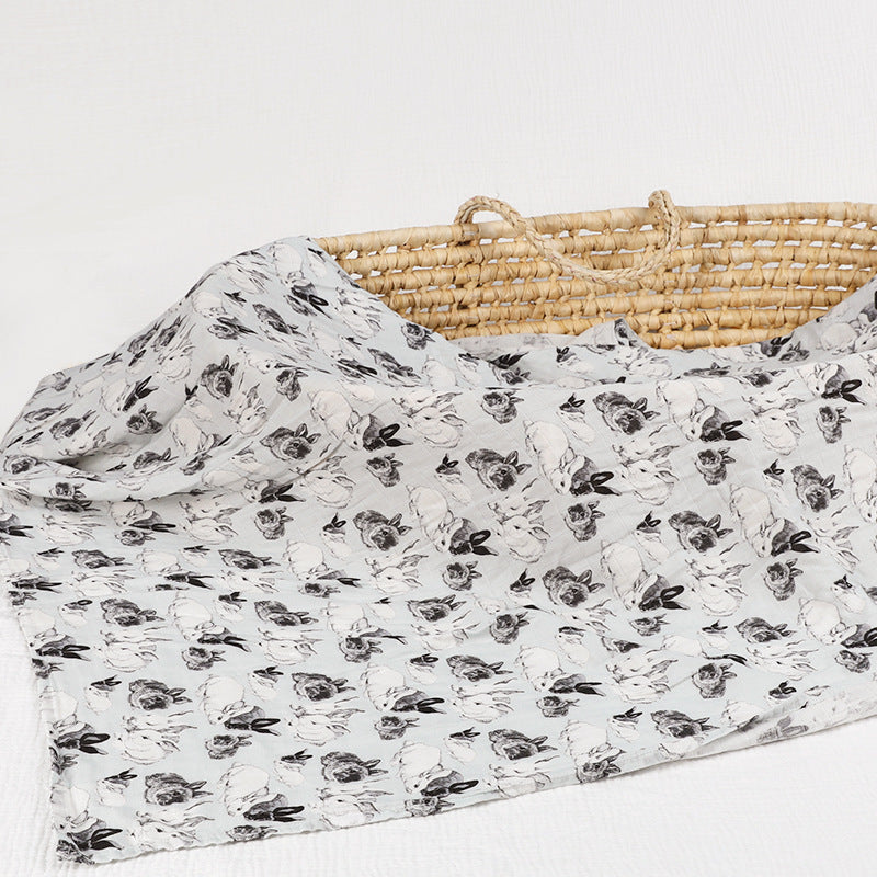 Baby Bamboo Cotton Gauze Bath Towel Baby's Blanket Cover Blanket