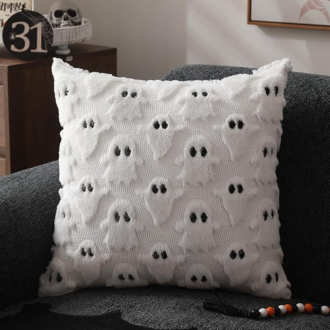 Pillow Cover Plush Living Room Sofa Cushion Cover
