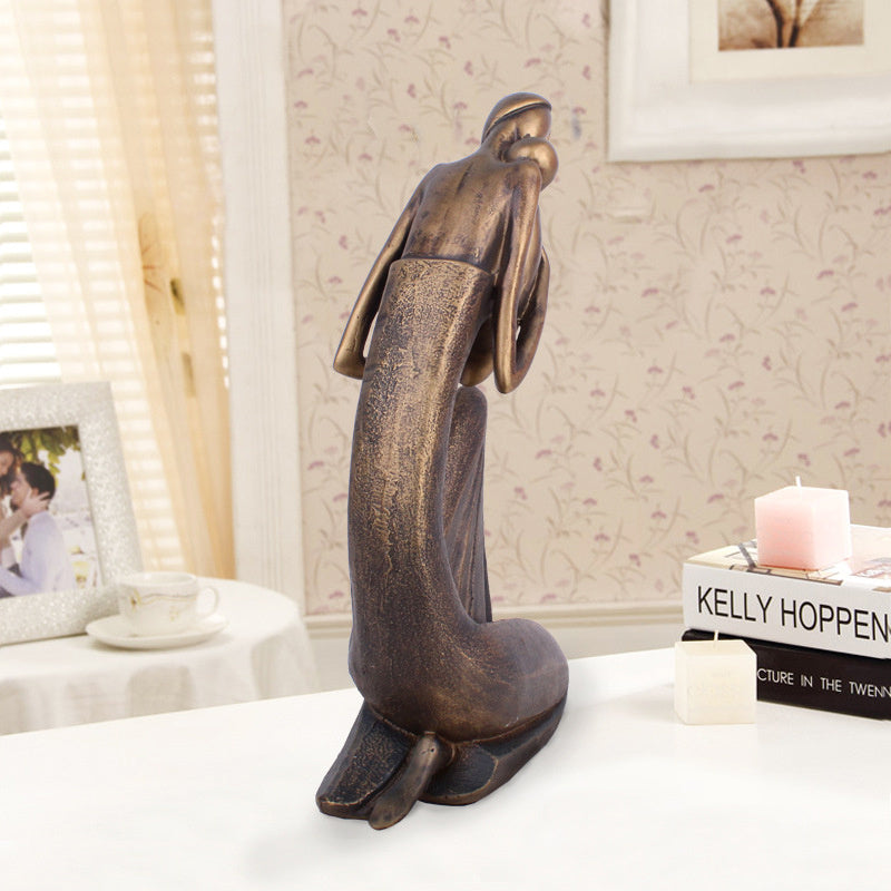 Resin Crafts Decoration Creative Living Room TV Cabinet Home Decoration Decoration